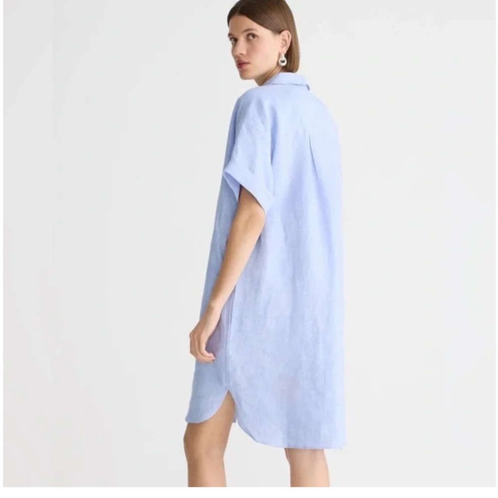 J.Crew Linen Shirt Dress